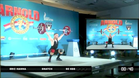 Eric Hanna Snatch 90 kgs