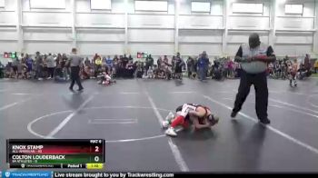 56 lbs Round 6 (8 Team) - Knox Stamp, All-American vs Colton Louderback, 84 Athletes