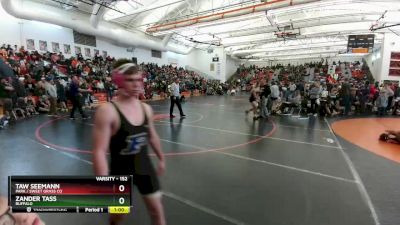 152 lbs Cons. Semi - Zander Tass, Buffalo vs Taw Seemann, Park / Sweet Grass Co