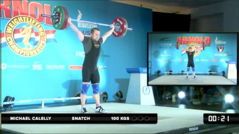 Michael Calelly Snatch 100 kgs