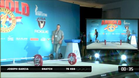 Joseph Garcia Snatch 75 kgs