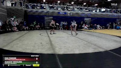 138 lbs Cons. Round 2 - Zan Parker, Southern Idaho Wrestling Club vs Hudson Wohlers, Fighting Squirrels