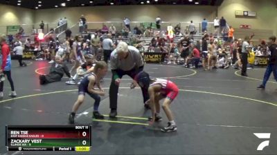 52 lbs Round 4 (6 Team) - Ren Tse, East Kansas Eagles vs Zackary Vest, Illinois KIA