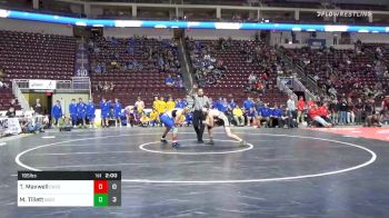 195 lbs Semifinal - Trey Maxwell, Chestnut Ridge Hs vs Max Tillett, Southern Columbia Area Hs