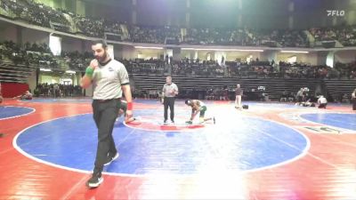 132-4A Cons. Round 1 - Damarion Zanders, Ware County vs Luca Bellmann, Westminster Schools