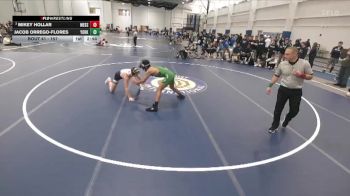157 lbs Champ. Round 2 - Mikey Hollar, Messiah vs Jacob Orrego-Flores, York (PA)