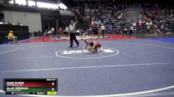 90 lbs Champ. Round 1 - Blair Grennan, Sauk Valley WC vs Hank Burge, Edwardsville WC