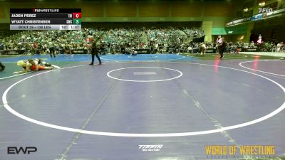 138 lbs Round Of 32 - Jaden Perez, Turlock Wrestling vs Wyatt Christensen, Syracuse Wrestling Club (Utah)