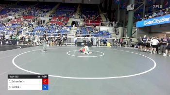 106 lbs Rnd Of 64 - Caleb Schaefer, Indiana vs Nicholas Garcia, Illinois