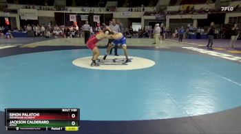 190 Elite Varsity Quarterfinal - Jackson Calderaro, Jesuit vs Simon Palatchi, Woodward Academy