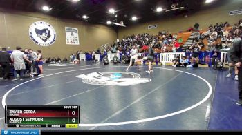 126 lbs Cons. Round 4 - Zavier Cerda, Hoover vs August Seymour, Mariposa