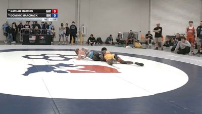 55 kg Cons. Rd Of 32 - Nathan Matthis, Maryland vs Dominic Marchack, Eierman Elite Wrestling Club