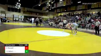 138 lbs 3rd Place Match - Andrew Asbury, Trabuco Hills vs Zach Maxwell, Estancia