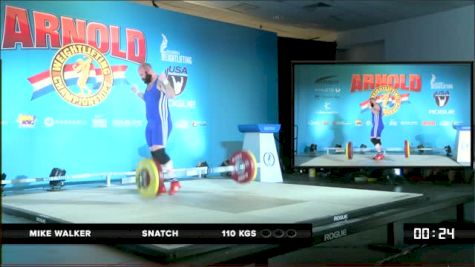 Mike Walker Snatch 110 kgs
