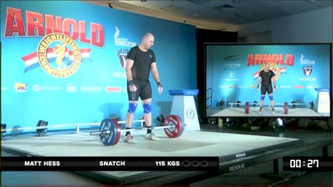 Matt Hess Snatch 115 kgs