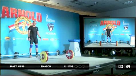 Matt Hess Snatch 111 kgs