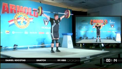 Daniel Kocotas Snatch 111 kgs