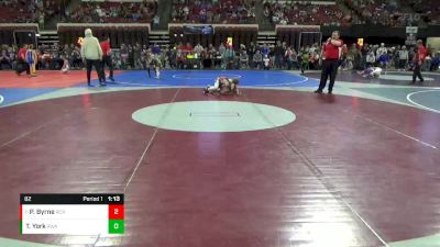 82 lbs Cons. Round 3 - Parker Byrne, Ravalli County Regulators vs Trenton York, Ruis Wrestling Academy