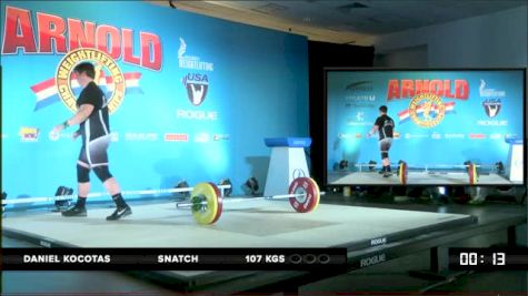 Daniel Kocotas Snatch 107 kgs
