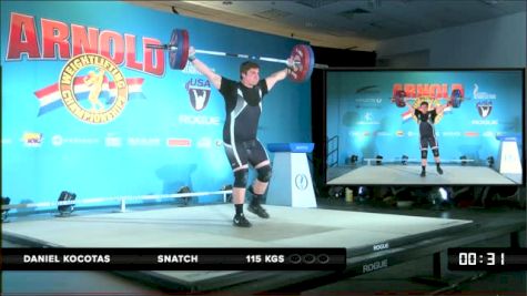 Daniel Kocotas Snatch 115 kgs