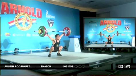 Austin Rodriguez Snatch 103 kgs