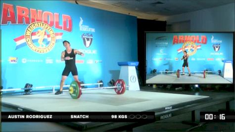 Austin Rodriguez Snatch 98 kgs