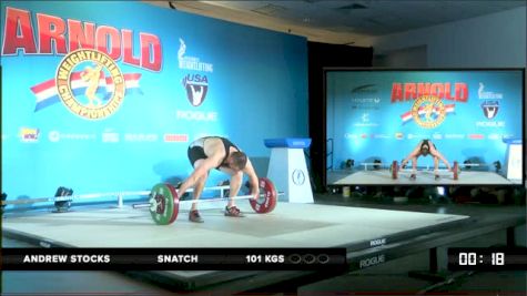 Andrew Stocks Snatch 101 kgs