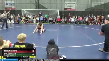 130 lbs Quarterfinals (8 Team) - Dylan Grant, Montana Maroon vs Fisher Skaggs, Missouri Avengers