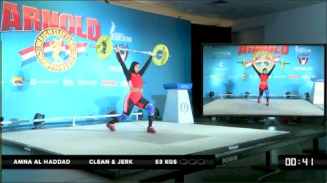 Amna Al Haddad CJ 53 kgs