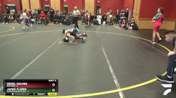 60 lbs Round 3 (6 Team) - Zekiel Holmes, Bad Bass vs Javier Flores, Untouchables Black