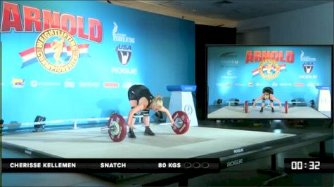 Cherisse Kellemen Snatch 80 kgs