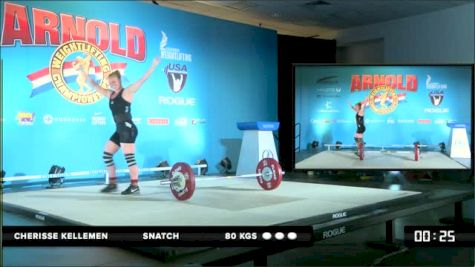 Cherisse Kellemen Snatch 80 kgs 2