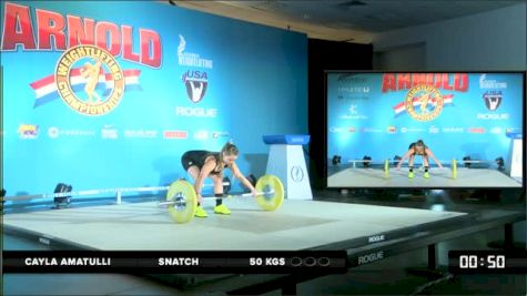 Cayla Amatulli Snatch 50 kgs