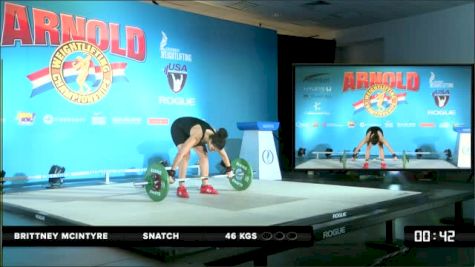 Brittney Mcintyre Snatch 46 kgs