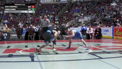 145 lbs Quarterfinal - Jack Campbell, Nazareth Area vs Aiden Kunes, Central Mountain