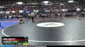 Champ. Round 1 - Diesel Thompson, Flathead (Kalispell) vs Landon De La Garza, Great Falls Cmr