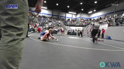 70 lbs Quarterfinal - Crew Vandersee, Weatherford Youth Wrestling vs Ezekiel Boyd, Harrah Little League Wrestling