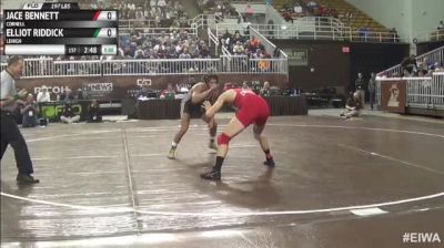 197lbs Semi-finals Jace Bennett (Cornell) vs. Elliot Riddick (Lehigh)