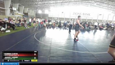 265 lbs Round 3 (4 Team) - Jaiden Landry, Team Champs vs Korbin Curtis, South Central Utah