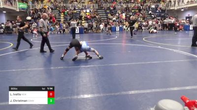 80 lbs Round Of 16 - Liam Ivatts, New England Gold vs John Christman, Connellsville