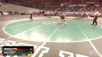 4A/3A/2A/1A Girls 125 Semifinal - Bailey Chafin, Sweet Home Girls vs Arianna Flores, Sutherlin Girls