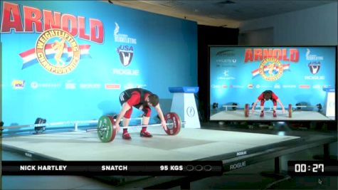 Nick Hartley Snatch 95 kgs