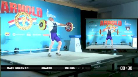 Mark Solomon Snatch 110 kgs