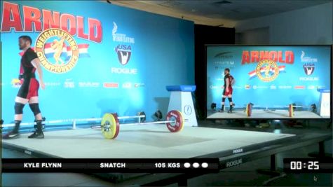 Kyle Flynn Snatch 105 kgs