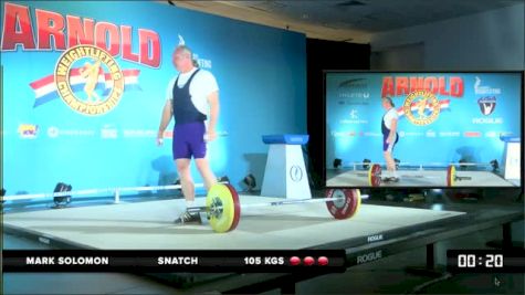 Mark Solomon Snatch 105 kgs