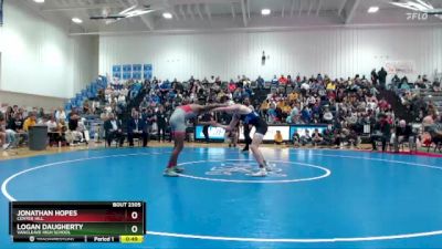 150 lbs 3rd Place Match - Logan Daugherty, Vancleave High School vs Jonathan Hopes, Center Hill