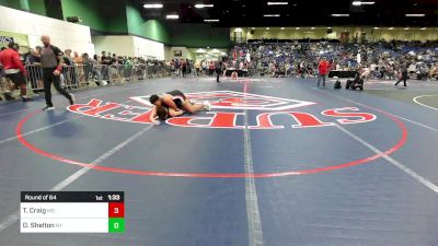 175 lbs Round Of 64 - Trey Craig, MO vs Dylan Shelton, NY