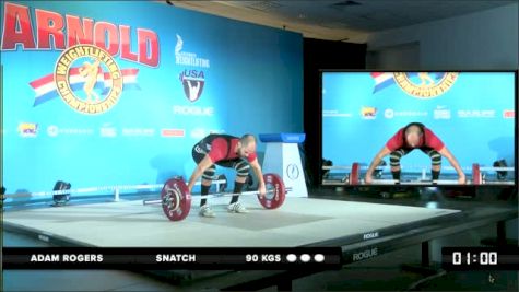 Adam Rogers Snatch 90 kgs