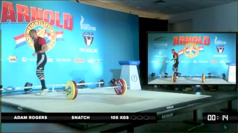 Adam Rogers Snatch 105 kgs