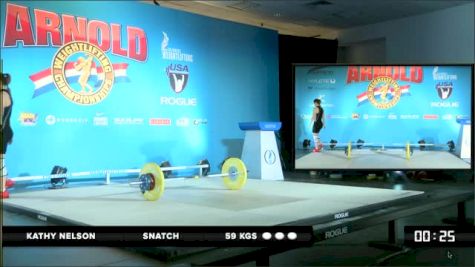 Kathy Nelson Snatch 59 kgs